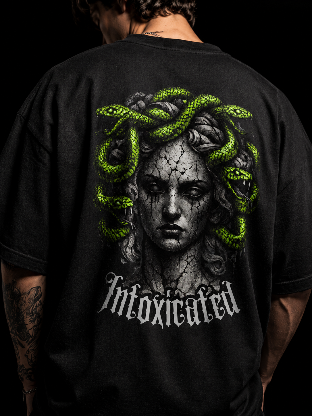 Cyniq | Men's Oversized Graphic Streetwear T-Shirt – 240 GSM Heavyweight Cotton