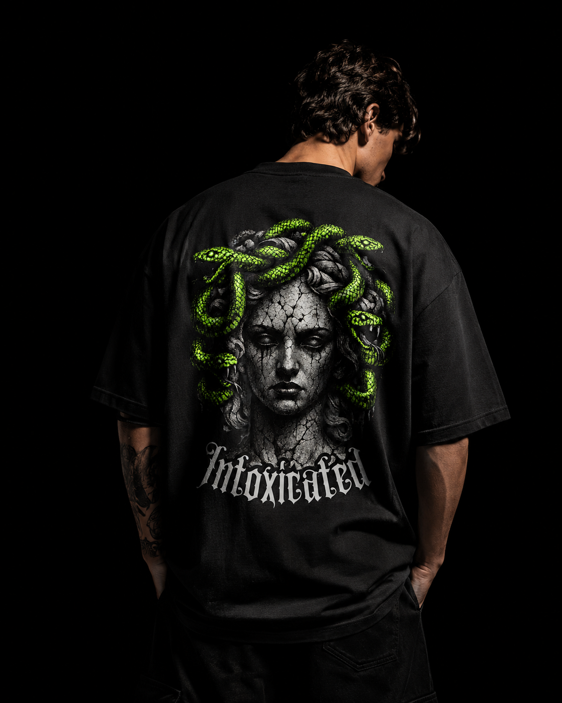 Cyniq | Men's Oversized Graphic Streetwear T-Shirt – 240 GSM Heavyweight Cotton