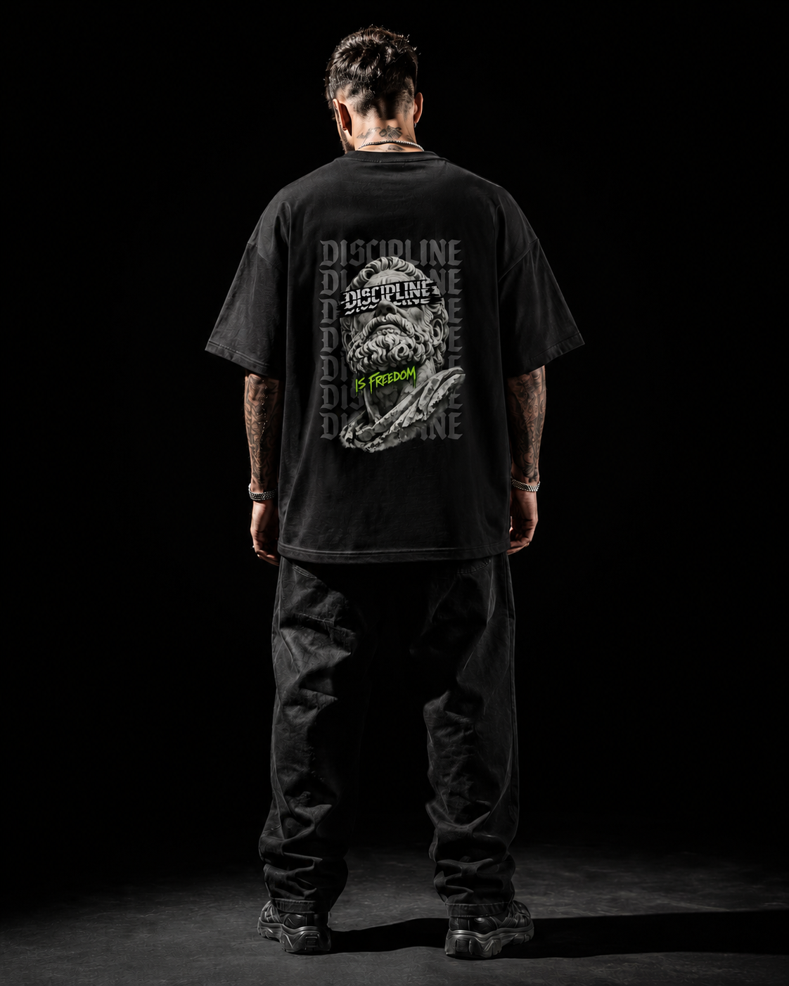 Cyniq | Oversized Graphic Streetwear T-Shirt – 240 GSM Heavyweight Cotton