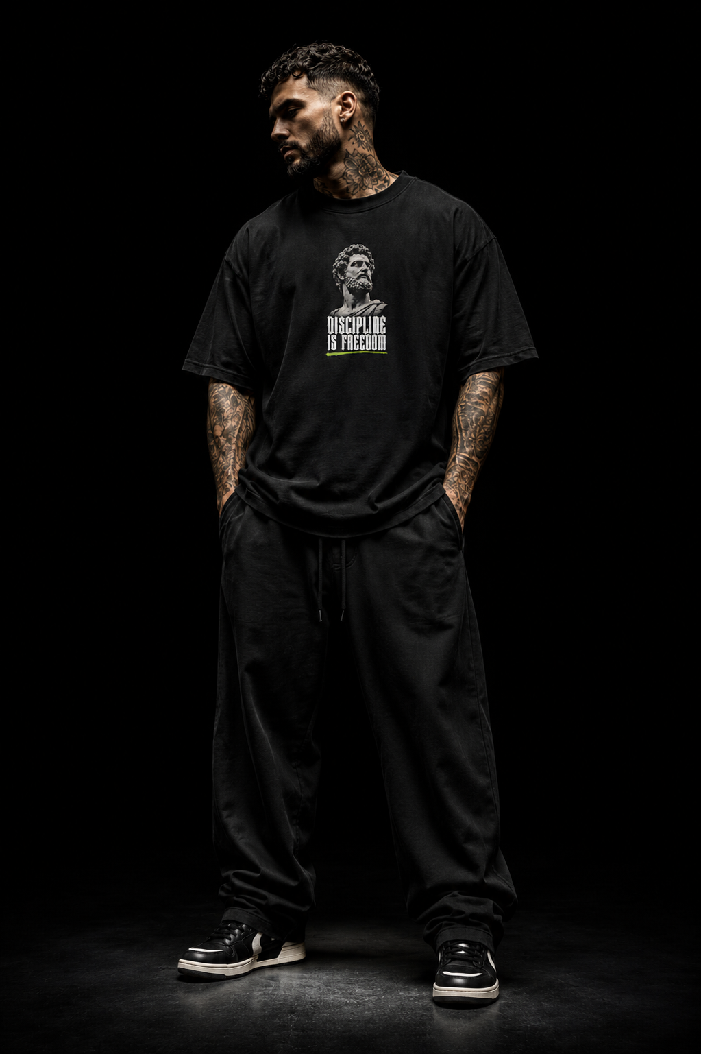 Cyniq | Oversized Graphic Streetwear T-Shirt – 240 GSM Heavyweight Cotton