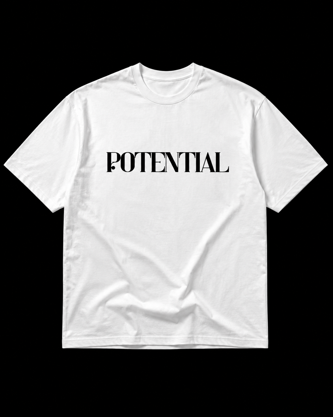 Cyniq Potential Oversized T-Shirt for Men - 240 GSM Bio-Washed Cotton Streetwear