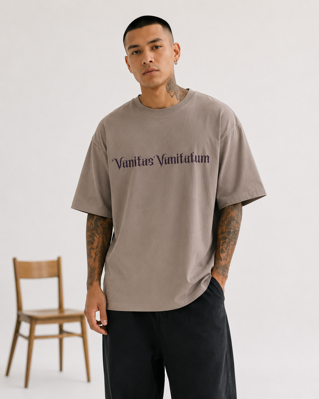 Cyniq | Heavyweight Oversized Graphic Tee – Premium 240 GSM Cotton